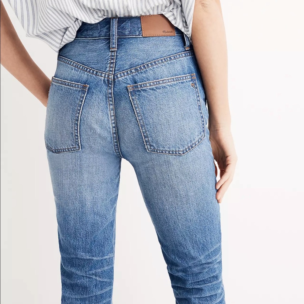 Madewell taller rigid high-rise skinny jean, size 24 napa wash